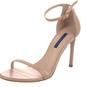 Stuart Weitzman Nude Strappy Heels